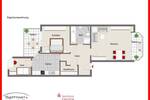 Etagenwohnung Emden Stadtzentrum - 3 Zimmer, 82 m&sup2;, 215.000&euro; | Angebot:26400909