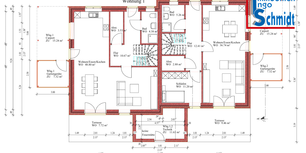 Doppelhaushälfte Weener Stapelmoor - 5 Zimmer, 129 m&sup2;, 359.000&euro; | Angebot:25737743