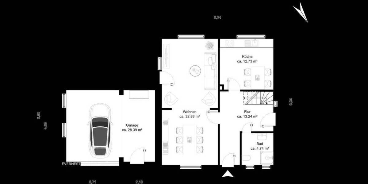 Einfamilienhaus Emden Widdelswehr/Jarßum - 5 Zimmer, 139 m&sup2;, 269.000&euro; | Angebot:25836519