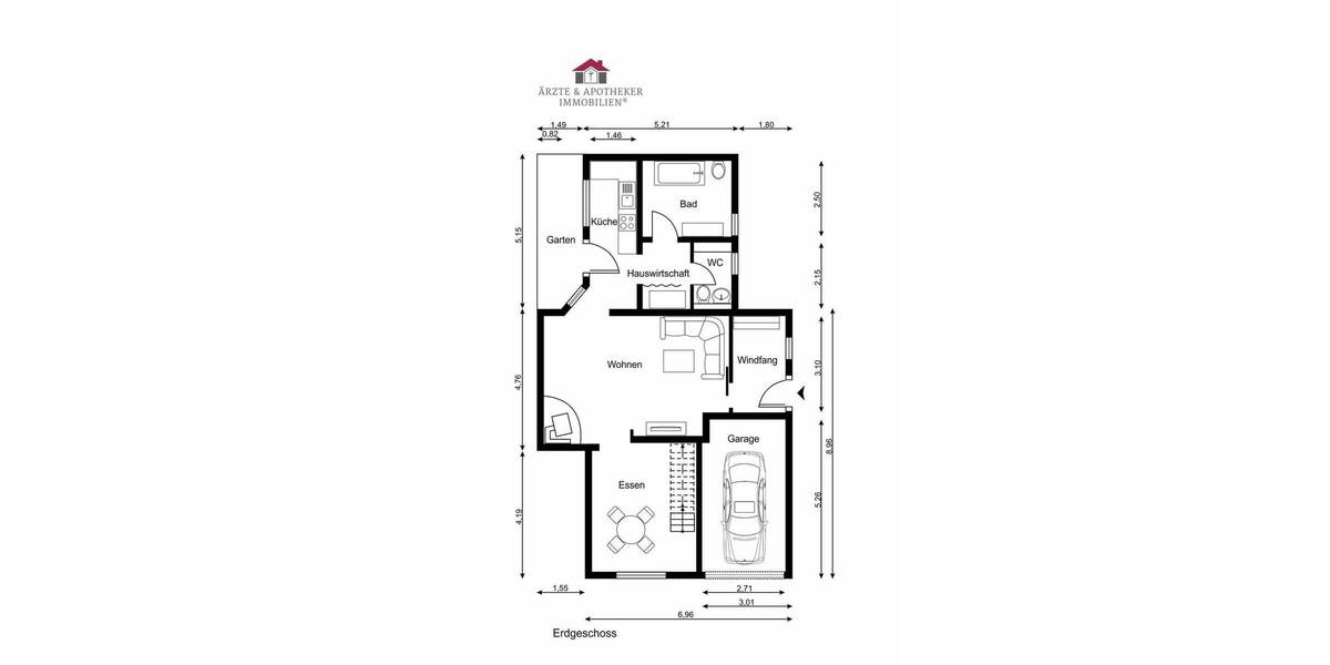 Einfamilienhaus Norden - 4 Zimmer, 90 m&sup2;, 239.000&euro; | Angebot:25691347