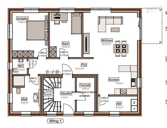 Etagenwohnung Aurich Extum - 3 Zimmer, 93 m&sup2;, 359.500&euro; | Angebot:25814065