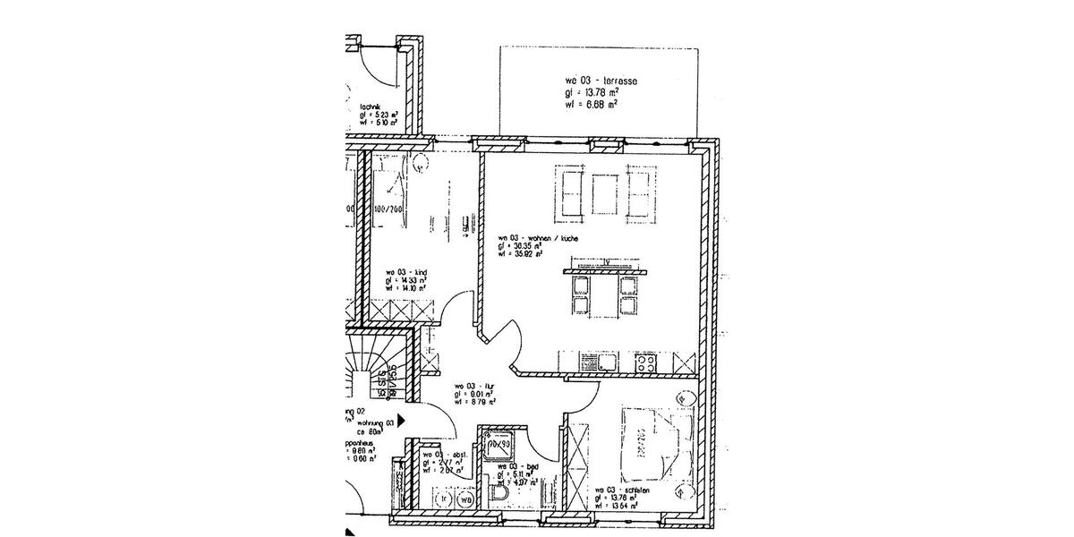 Erdgeschoßwohnung Aurich - 3 Zimmer, 86 m&sup2;, 950&euro; | Angebot:25831595
