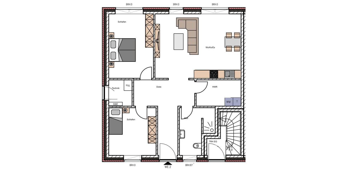 Einfamilienhaus Emden - 3 Zimmer, 95 m&sup2;, 1.350&euro; | Angebot:26051500