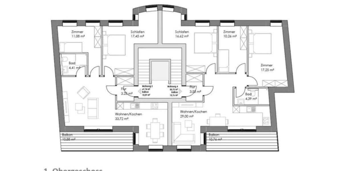 Etagenwohnung Emden - 1.095&euro; | Angebot:23618056