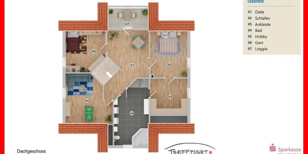 Einfamilienhaus Emden Borssum/Hilmarsum - 5 Zimmer, 205 m&sup2;, 395.000&euro; | Angebot:25769074