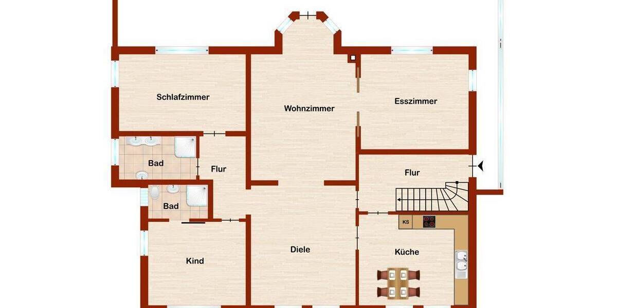 Mehrfamilienhaus, Wohnhaus Jemgum Ditzum - 7 Zimmer, 288 m&sup2;, 650.000&euro; | Angebot:25771083