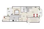 Etagenwohnung Emden Stadtzentrum - 3 Zimmer, 82 m&sup2;, 215.000&euro; | Angebot:26400909