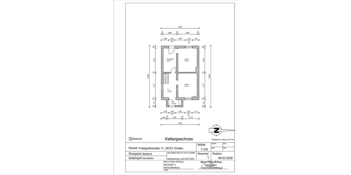 Reihenmittelhaus Emden Barenburg - 6 Zimmer, 124 m&sup2;, 119.900&euro; | Angebot:25801207