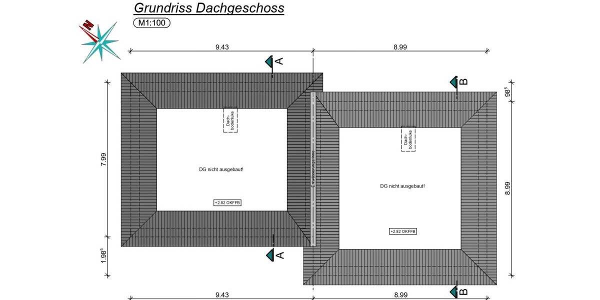 Doppelhaushälfte Norden - 2 Zimmer, 58 m&sup2;, 279.000&euro; | Angebot:25689963