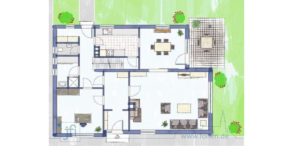 Einfamilienhaus Moormerland Warsingsfehn - 8 Zimmer, 172 m&sup2;, 299.500&euro; | Angebot:25705641