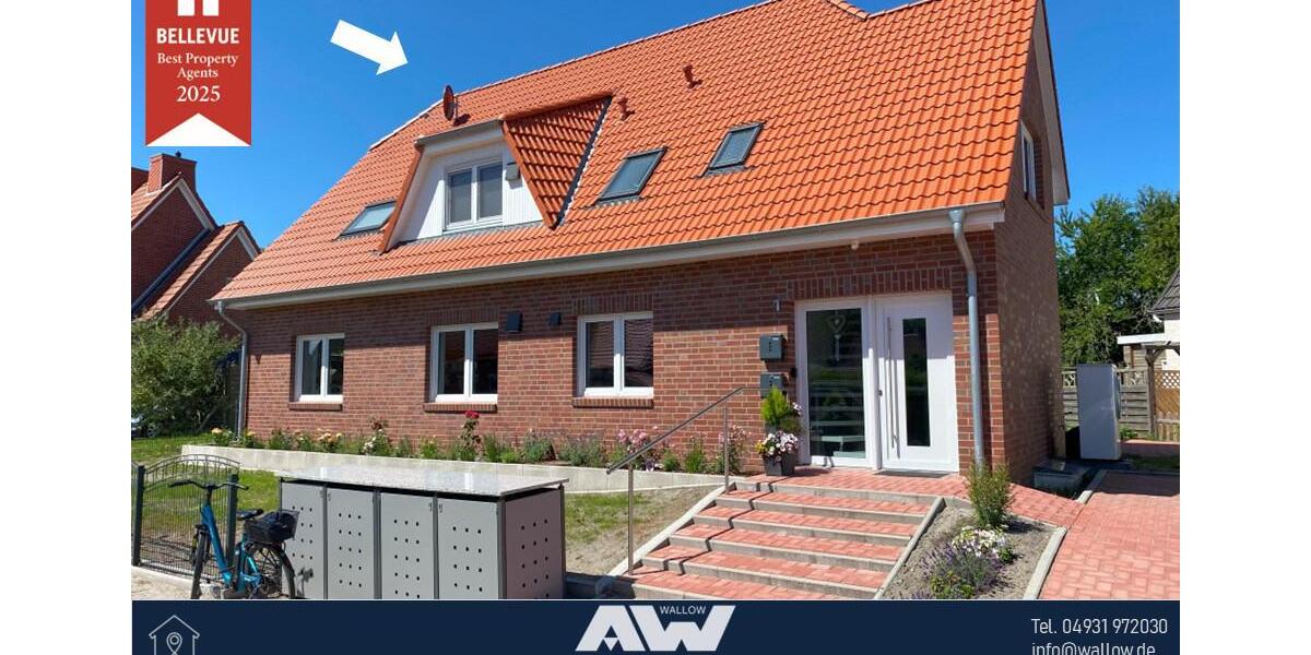 Etagenwohnung Norden - 3 Zimmer, 90 m&sup2;, 995&euro; | Angebot:25852989
