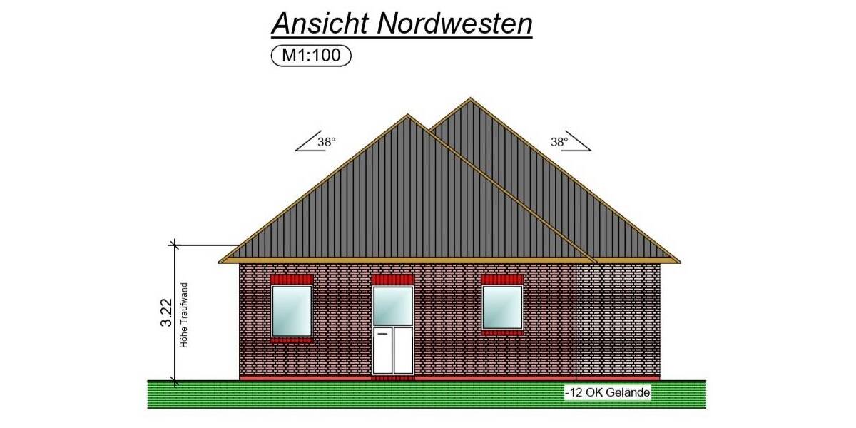 Doppelhaushälfte Norden - 2 Zimmer, 64 m&sup2;, 279.000&euro; | Angebot:25820732