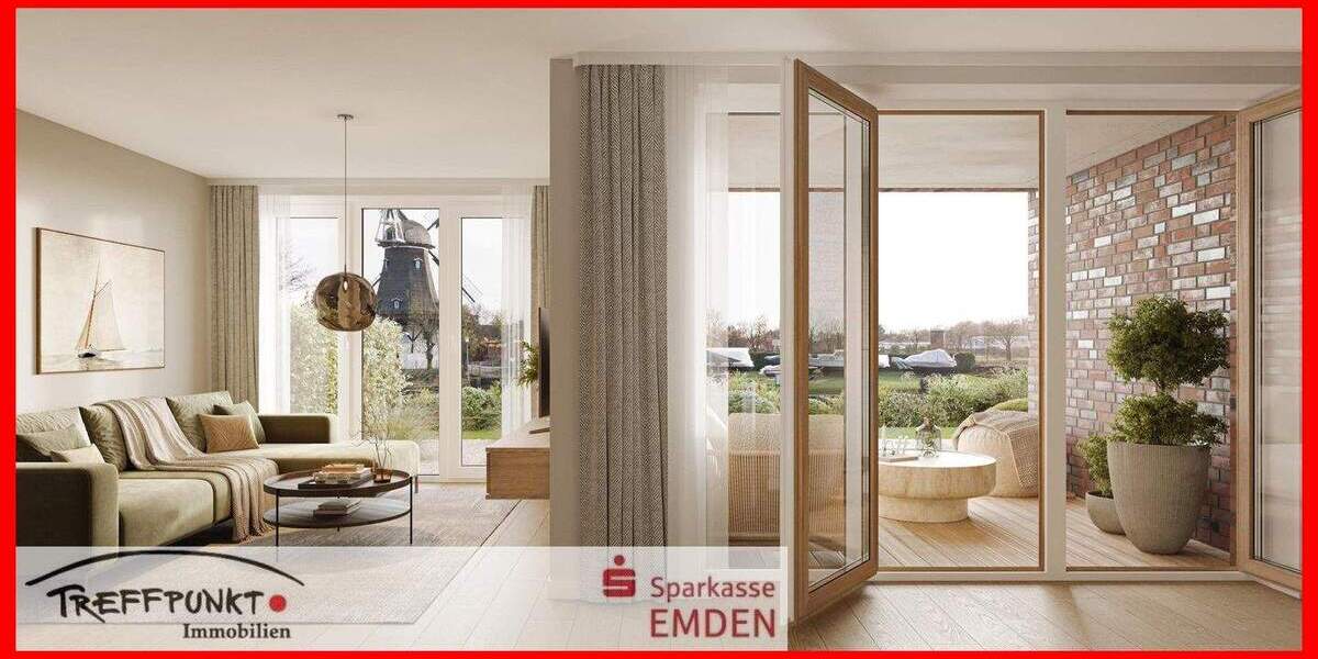 Etagenwohnung Emden Larrelt - 3 Zimmer, 84 m&sup2;, 420.000&euro; | Angebot:25727345