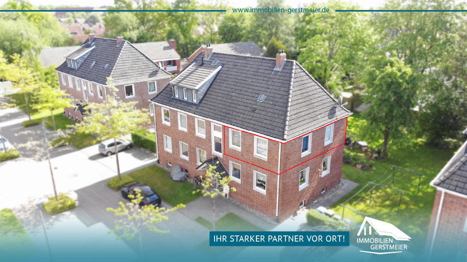 Etagenwohnung Aurich - 2 Zimmer, 50 m&sup2;, 490&euro; | Angebot:22634639