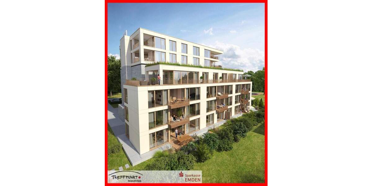 Etagenwohnung Emden Stadtzentrum - 2 Zimmer, 56 m&sup2;, 298.500&euro; | Angebot:25662787
