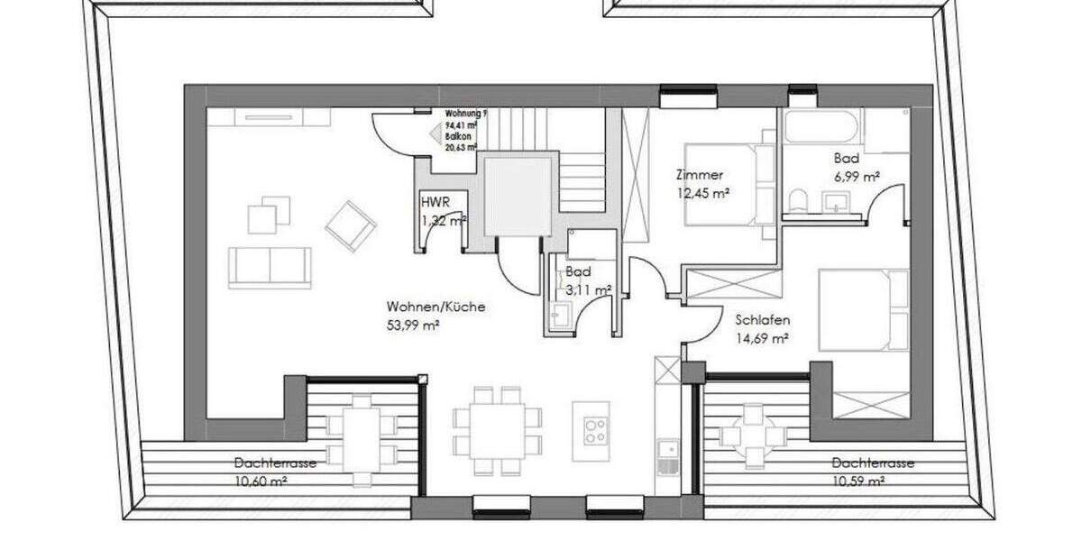 Etagenwohnung Emden Stadtzentrum - 3 Zimmer, 98 m&sup2;, 1.790&euro; | Angebot:25760489