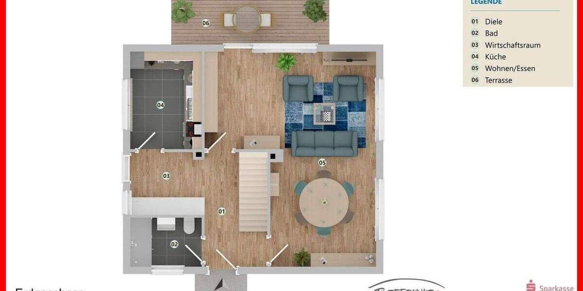 Einfamilienhaus Hinte - 4 Zimmer, 90 m&sup2;, 165.000&euro; | Angebot:25769076