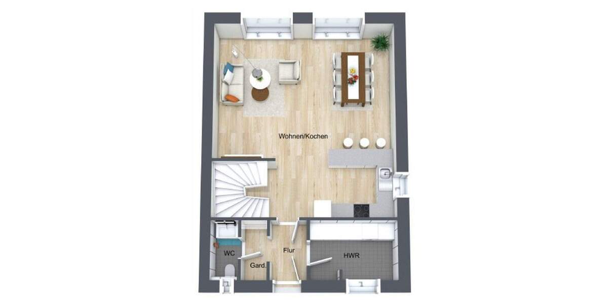 Doppelhaushälfte Aurich Schirum - 4 Zimmer, 104 m&sup2;, 339.000&euro; | Angebot:25740676