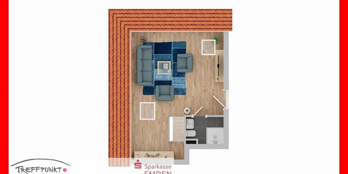 Etagenwohnung Emden Stadtzentrum - 4 Zimmer, 114 m&sup2;, 429.000&euro; | Angebot:26015019
