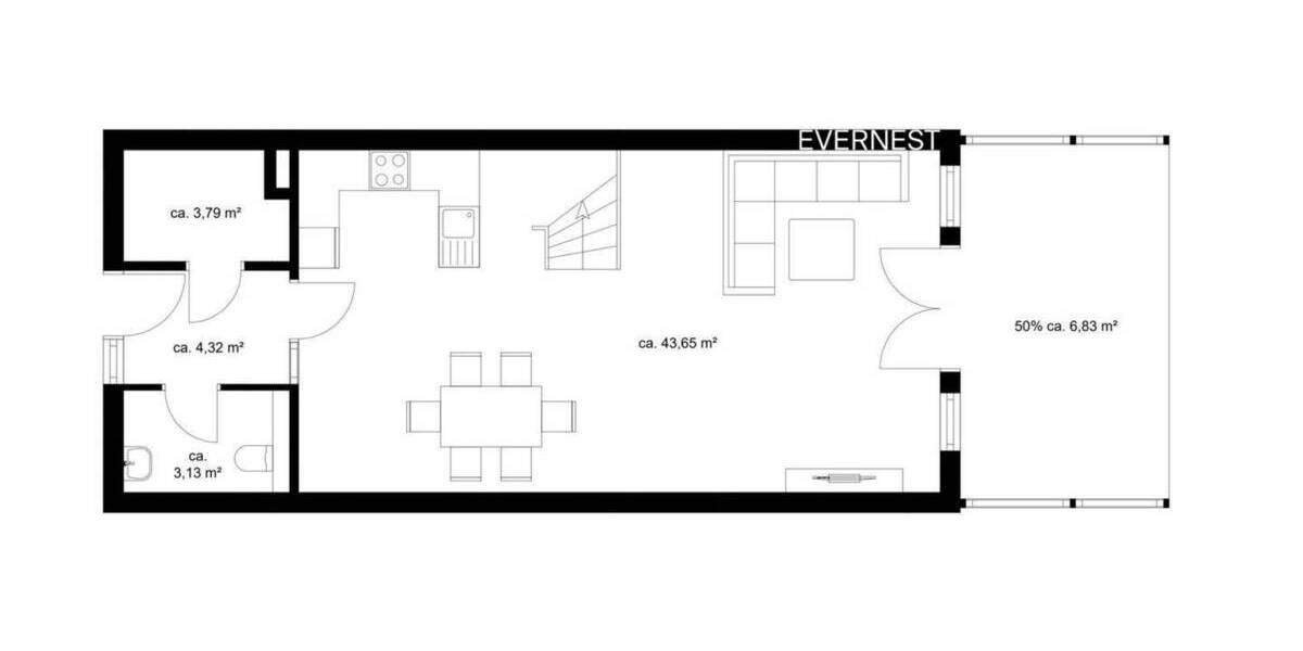 Terrassenwohnung Krummhörn Upleward - 3 Zimmer, 118 m&sup2;, 329.000&euro; | Angebot:25688116
