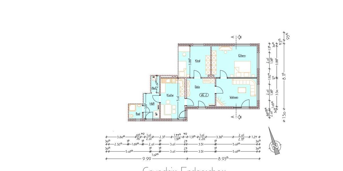 Erdgeschoßwohnung Südbrookmerland - 3 Zimmer, 94 m&sup2;, 1.300&euro; | Angebot:26523694