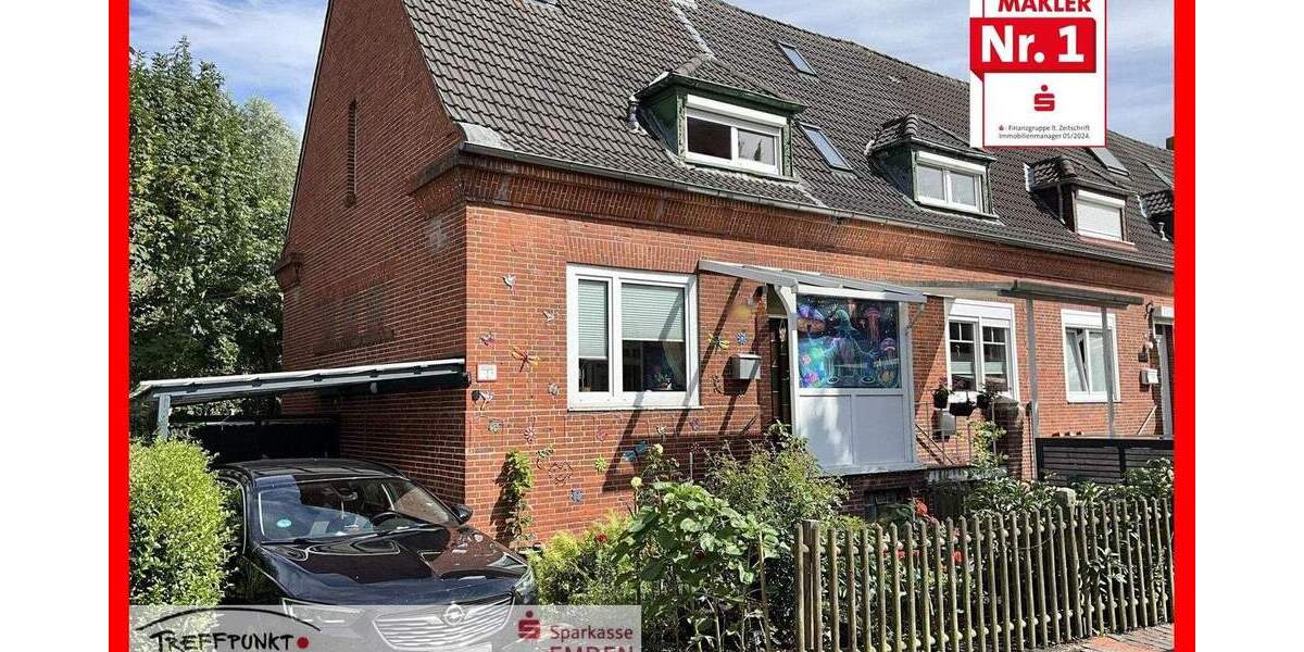 Reihenendhaus Emden Barenburg - 4 Zimmer, 78 m&sup2;, 119.500&euro; | Angebot:25727335