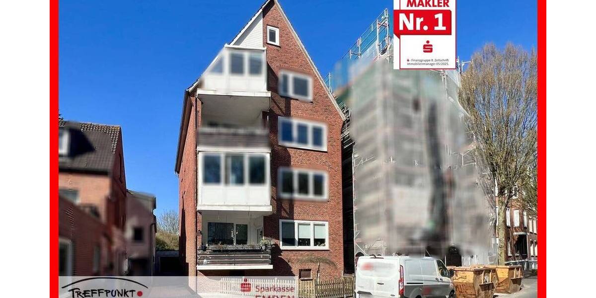 Etagenwohnung Emden Barenburg - 3 Zimmer, 85 m&sup2;, 179.000&euro; | Angebot:26015018