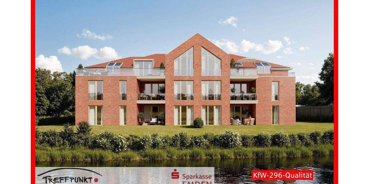 Etagenwohnung Emden Larrelt - 3 Zimmer, 70 m&sup2;, 349.000&euro; | Angebot:25727344