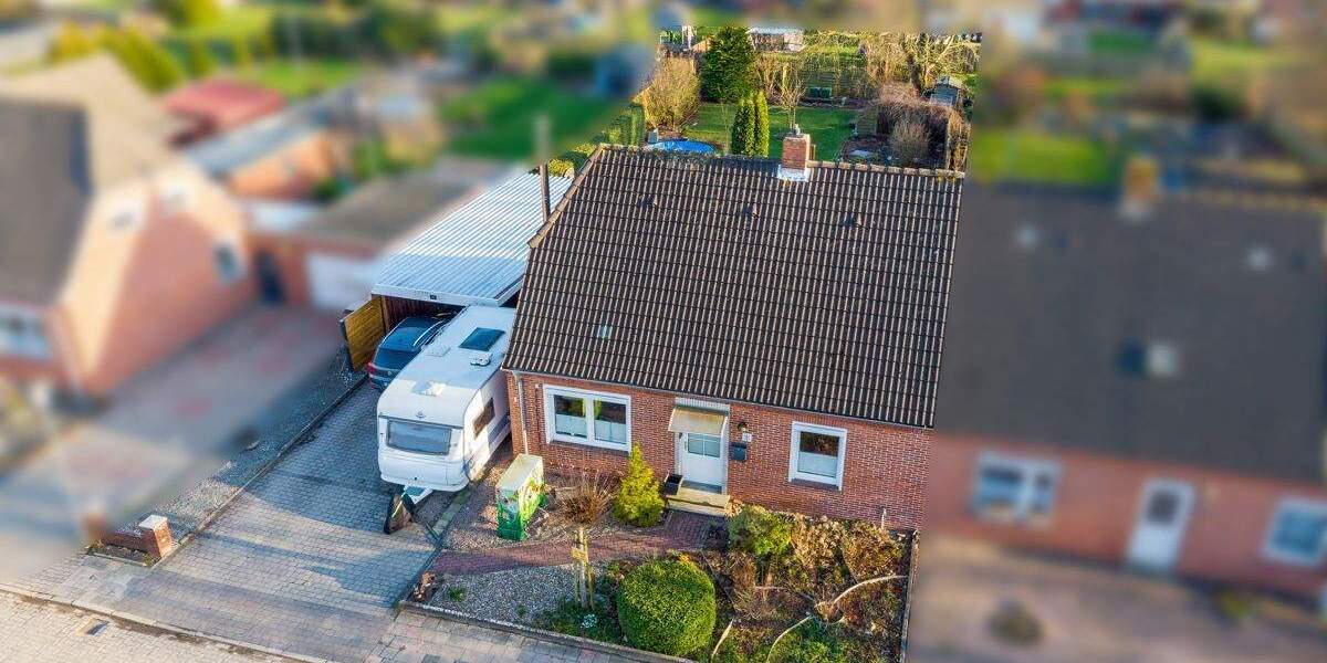 Doppelhaushälfte Hinte - 4 Zimmer, 83 m&sup2;, 179.000&euro; | Angebot:25927073