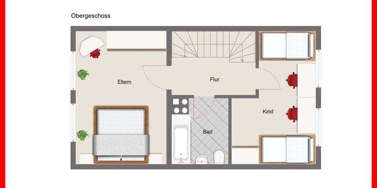 Reihenmittelhaus Emden Borssum/Hilmarsum - 4 Zimmer, 80 m&sup2;, 143.000&euro; | Angebot:25769073