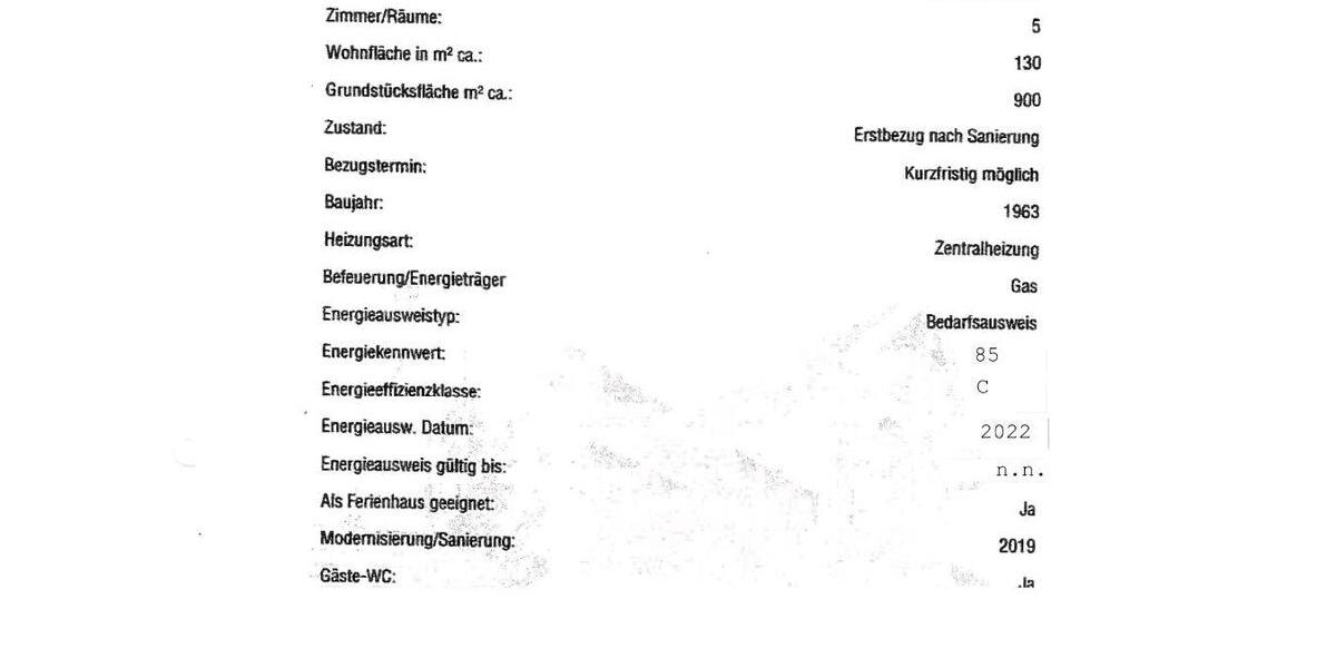 Einfamilienhaus Norden - 5.5 Zimmer, 130 m&sup2;, 299.000&euro; | Angebot:25844884