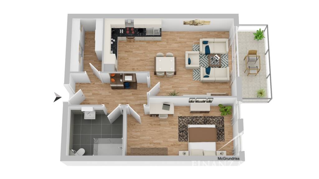 Etagenwohnung Norden - 2 Zimmer, 72 m&sup2;, 360.000&euro; | Angebot:25689953