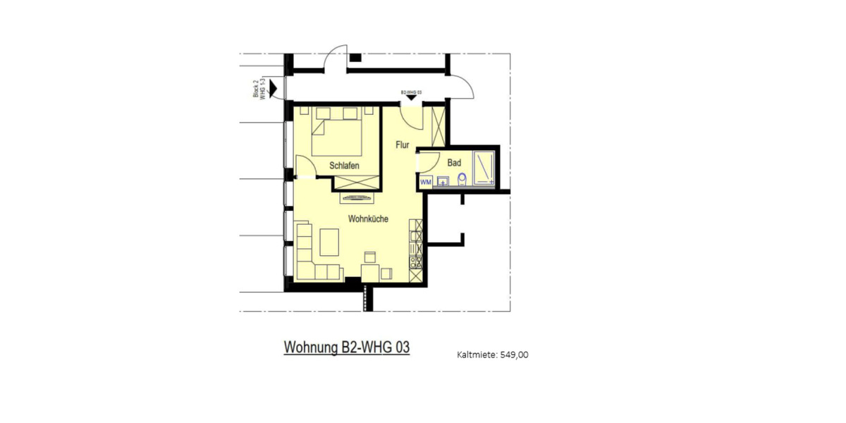 Etagenwohnung Aurich - 2 Zimmer, 53 m&sup2;, 549&euro; | Angebot:18821424