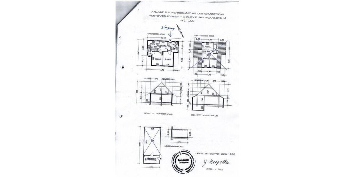 Einfamilienhaus Westoverledingen - 7 Zimmer, 100 m&sup2;, 179.000&euro; | Angebot:25718721